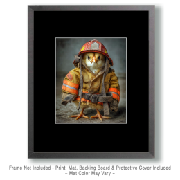 Fireman Fred - Chicken Chics Art