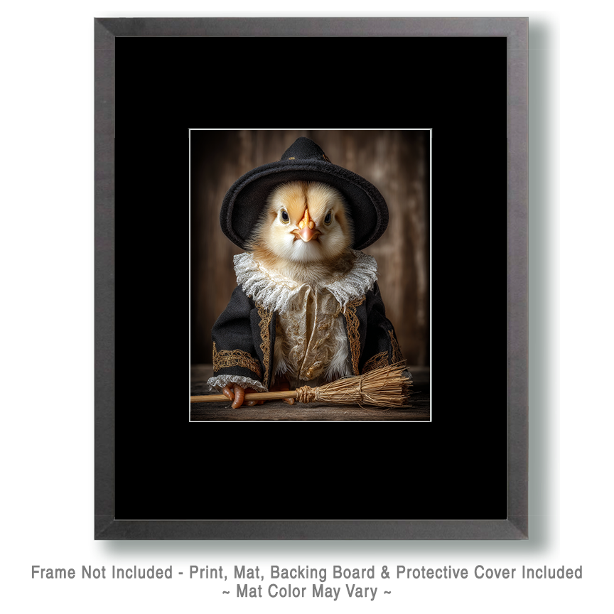 Wendy the Witch Chick - Chicken Chics Art