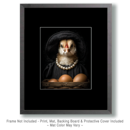 Witch Chick - Chicken Chics Art Print - Chicken Chics Art