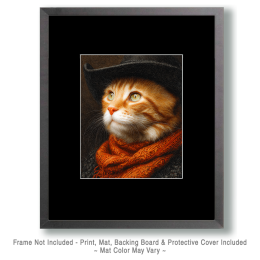 Howdy Doody Bobby - Funny Cat Wall Art