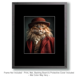 Professor Kirkpatrick - Funny Cat Wall Art