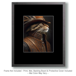 Max the Troubadour - Funny Cat Wall Art Print
