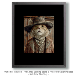 Ziggy's Dumbfounded - Funny Cat Wall Art