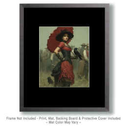 Lydia with Her Ravens- Día de Muertos Art