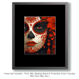 Cher's Painted Face - Día de Muertos Art