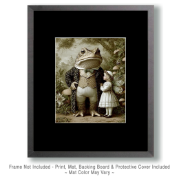 Mr Toad with a Fairy - Fairy Art