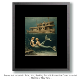 Two Mermaids - Coastal Art