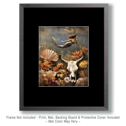 Mermaid in Western Seas - Coastal Art