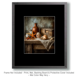 Rustic Sea Still-Life - Ocean Life Art