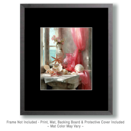 Pink Sea Still-Life - Ocean Life Art