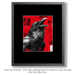 Caw Caw - Raven Art