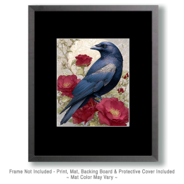 Nouveau Floral - Raven Art