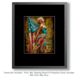 Stylized Patriot - USA 250 Wall Art Print