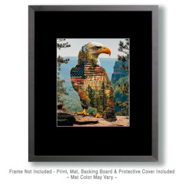 Bald Eagle See-Through - USA 250 Wall Art Print