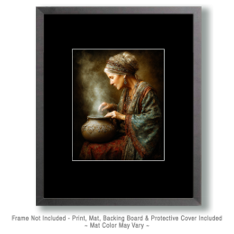 Ysoria Moonfall Brewing a Batch for Tonight's Coven - Witch Art