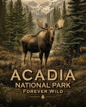 Acadia National Park, Maine - Forever Wild Moose