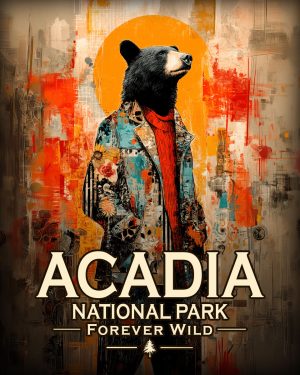 Acadia National Park - Maine - Forever Wild - Hip Black Bear