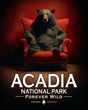 Acadia National Park - Maine - Forever Wild - Lazy Bear in Chair