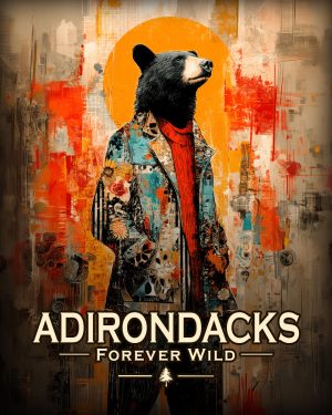 Adirondacks - New York State  - Forever Wild - Hip Black Bear