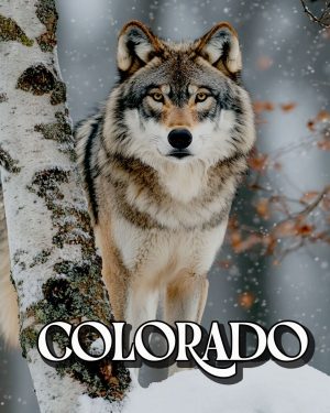 Alpha Wolf - Colorado Souvenir Art Print