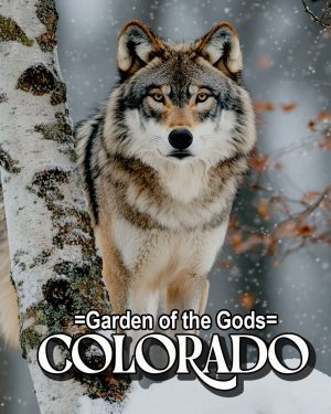 Alpha Wolf - Garden of the Gods Souvenir Art Print