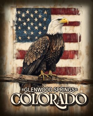 American Bald Eagle -  Glenwood Springs Souvenir Art Print