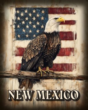 American Bald Eagle -  New Mexico Souvenir Art Print