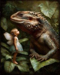 Are You a Dragon - Fairy Art Print