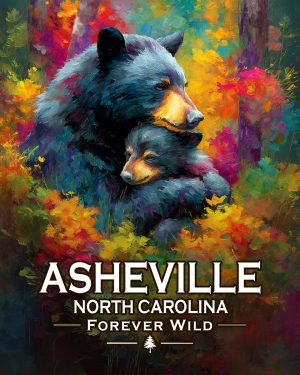Ashville North Carolina  - Forever Wild - Mom & Baby Bear