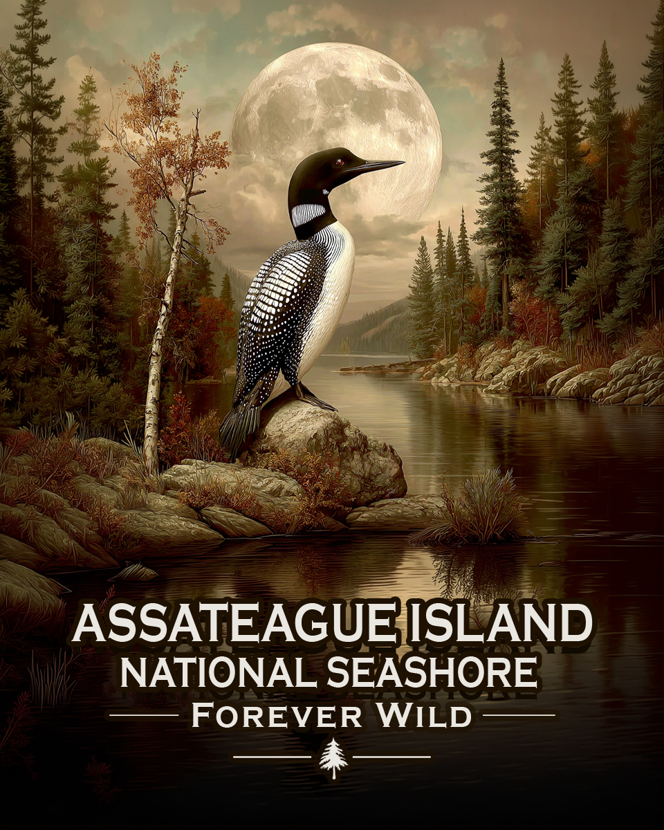 Assateague Island National Seashore Maryland & Virginia - Forever Wild - Loon