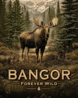 Bangor, Maine - Forever Wild Moose