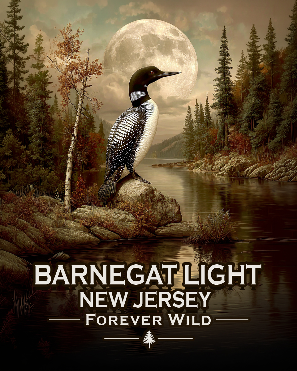 Barnegat Light New Jersey - Forever Wild - Loon