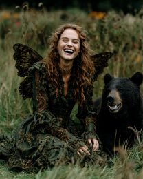 Bears are Pretty Funny - Fairy Art Print