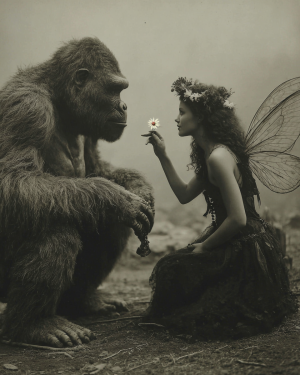 This is For You - Vintage Bigfoot Art Print