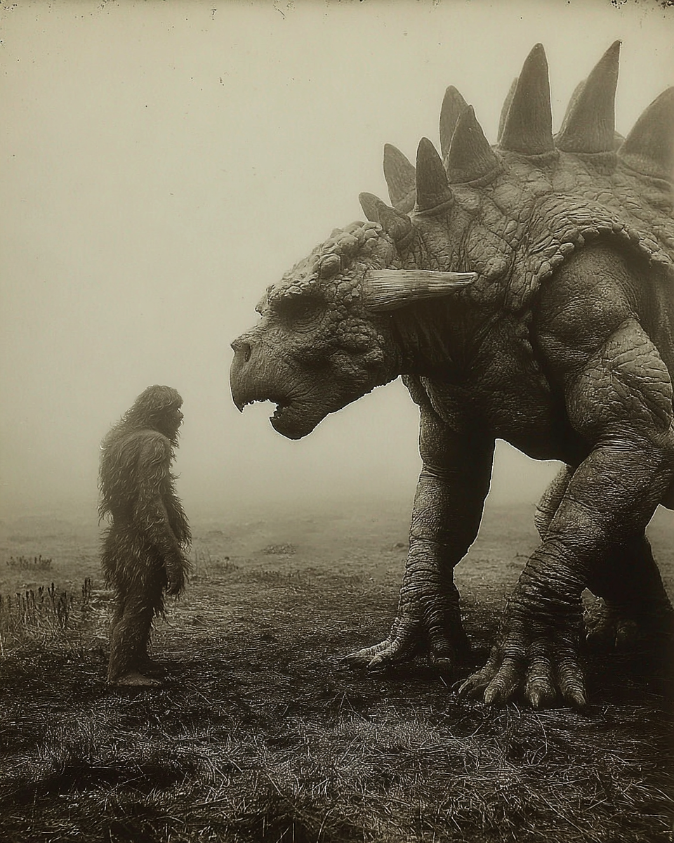 It's Not Easy Being This Big - Vintage Bigfoot Art Print