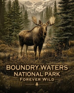 Boundary Waters National Park, Maine - Forever Wild Moose