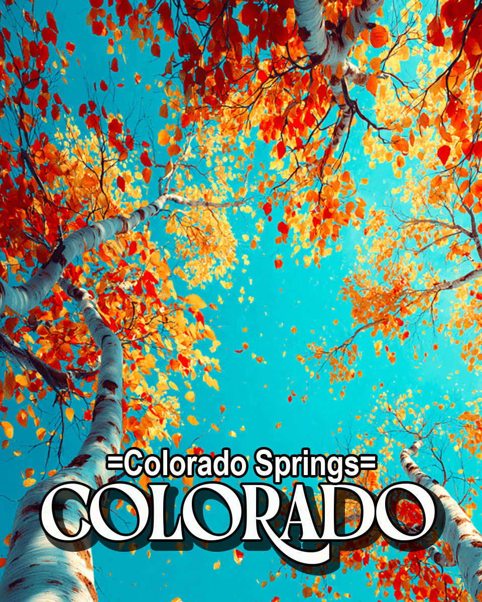 Brilliant Aspens - Colorado Springs Souvenir Art Print