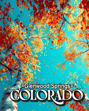 Brilliant Aspens -  Glenwood Springs Souvenir Art Print