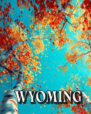Brilliant Aspens -  Wyoming Souvenir Art Print