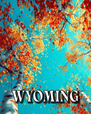 Brilliant Aspens -  Wyoming Souvenir Art Print