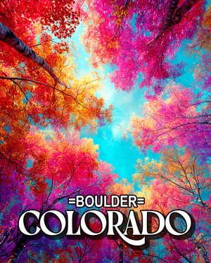 Brilliant Fall View - Boulder Colorado Souvenir Art Print.jpg