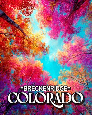 Brilliant Fall View - Breckenridge, Colorado Souvenir Art Print