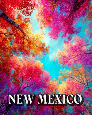 Brilliant Fall View -  New Mexico Souvenir Art Print