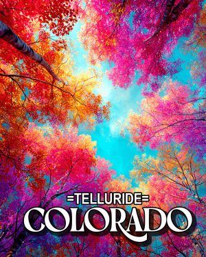 Brilliant Fall View -  Telluride Souvenir Art Print