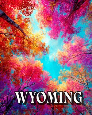 Brilliant Fall View -  Wyoming Souvenir Art Print