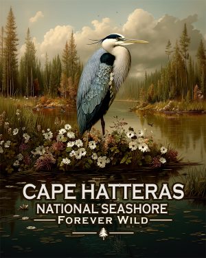 Cape Hatteras National Seashore - Forever Wild - Great Blue Heron