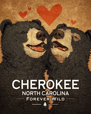Cherokee, North Carolina  - Forever Wild - Black Bears in Love