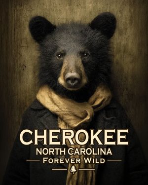 Cherokee, North Carolina  - Forever Wild - Portrait of Black Bear Youth