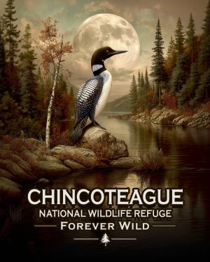 Chincoteague National Wildlife Refuge Virginia - Forever Wild - Loon