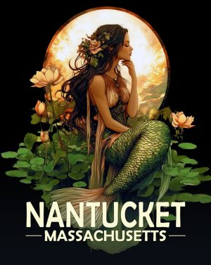 Nantucket, Massachusetts  Souvenir Art Print - Midnight Mermaid